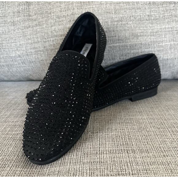 Steve Madden Caviar Rhinestone Smoking Loafer Mens Size 12 main image 6